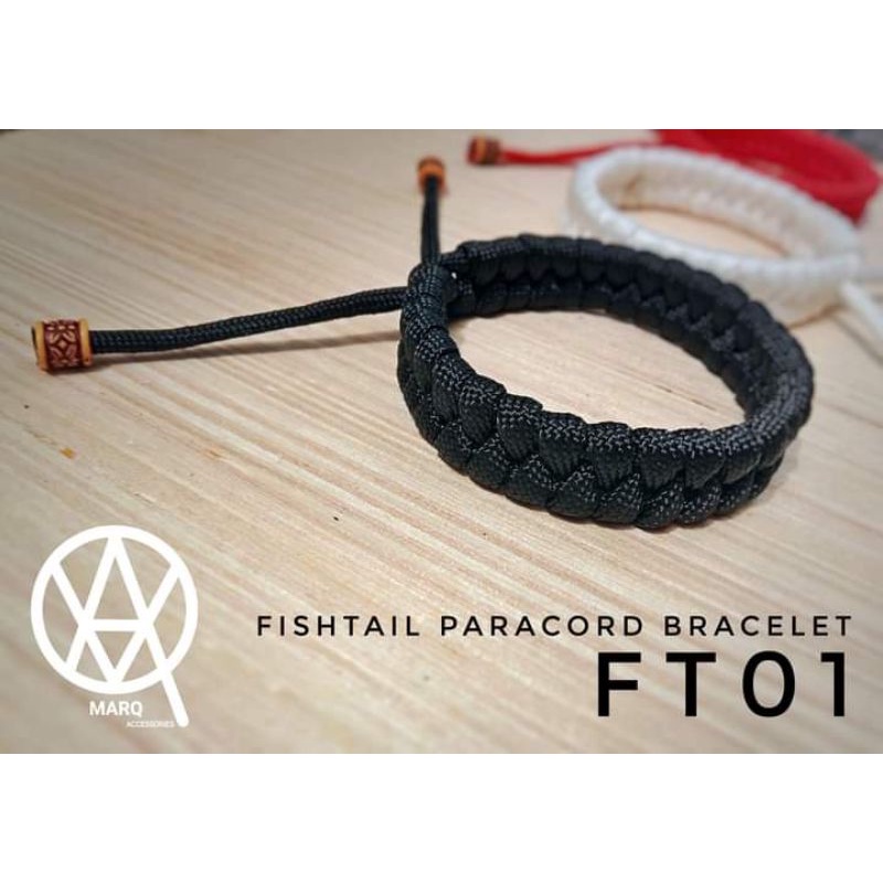 bracelet for men and women / Fishtail Paracord Bracelet / paracord gift or giveaway / handmade  FT01