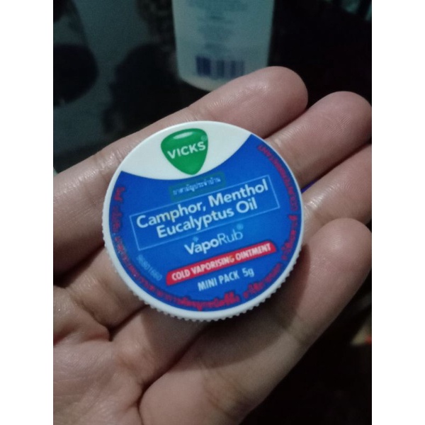 Vicks VapoRub Mini Pack 5g | Shopee Philippines