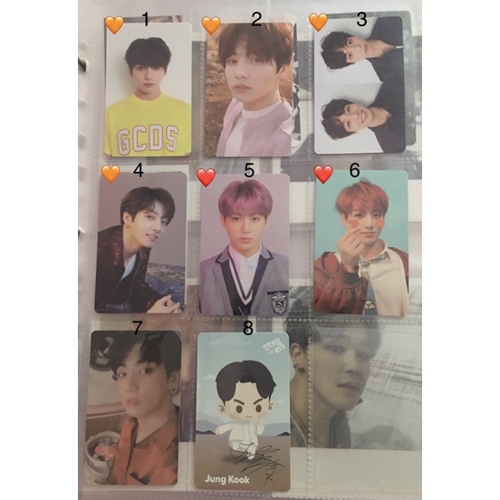 BTS JUNGKOOK Official Photocards | Shopee Philippines