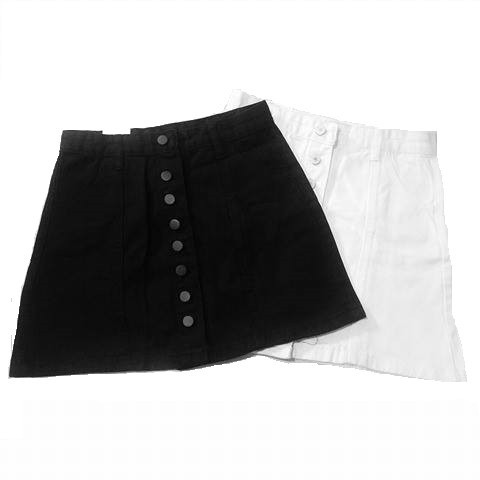 black denim skirt h&m