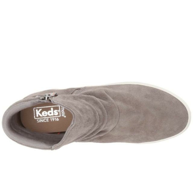 women's midtown zip suede