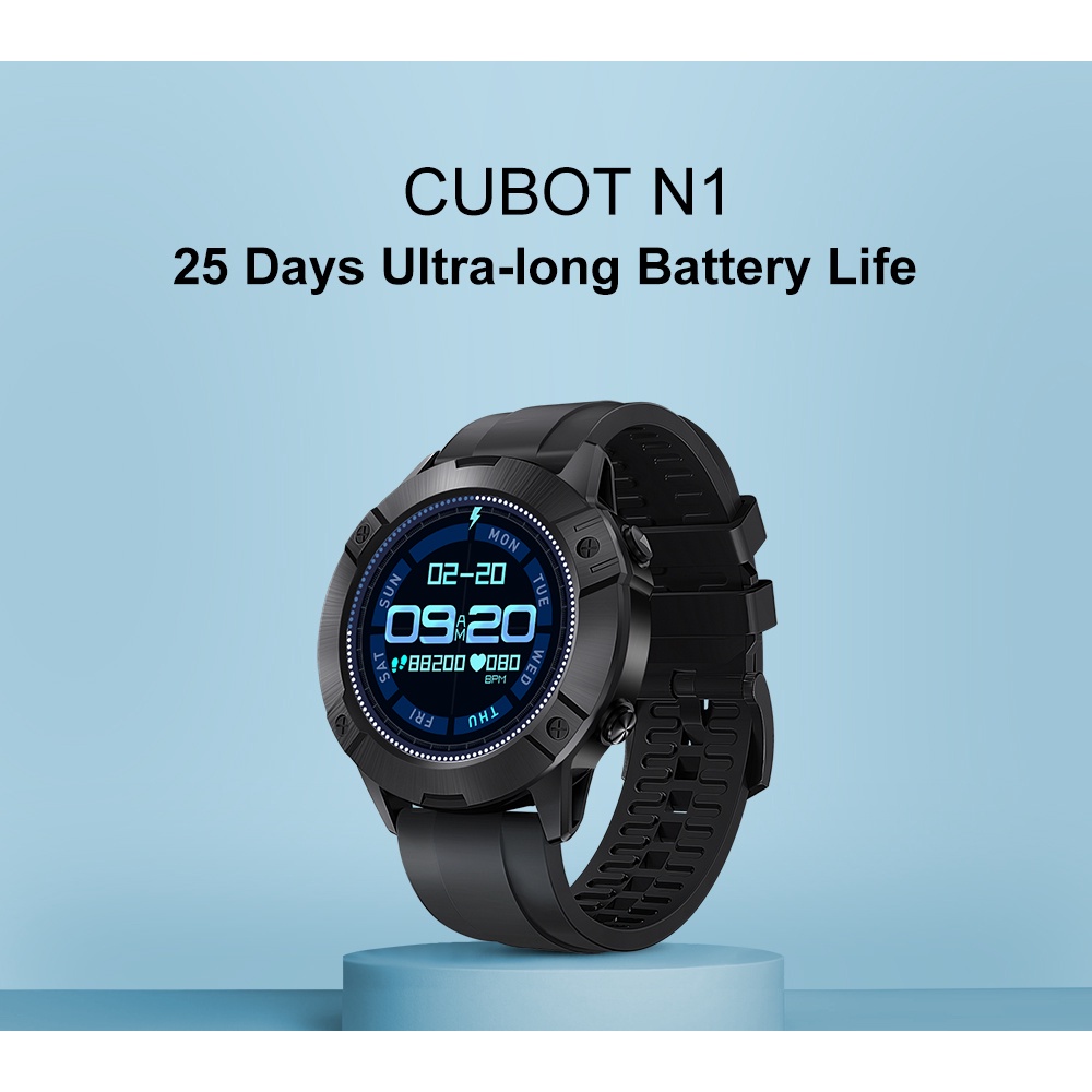 RY Cubot N1 Smart Watch Women 5ATM Waterproof SmartWatch For Men Blood  Oxygen Heart Rate Fitness | Shopee Philippines
