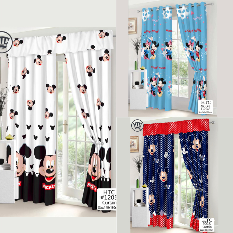 New Mickey Mouse Curtain For Window, Mickey Mouse Curtains