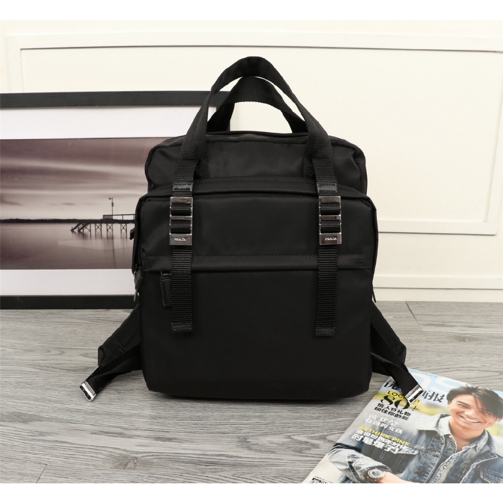 prada women's nylon backpack