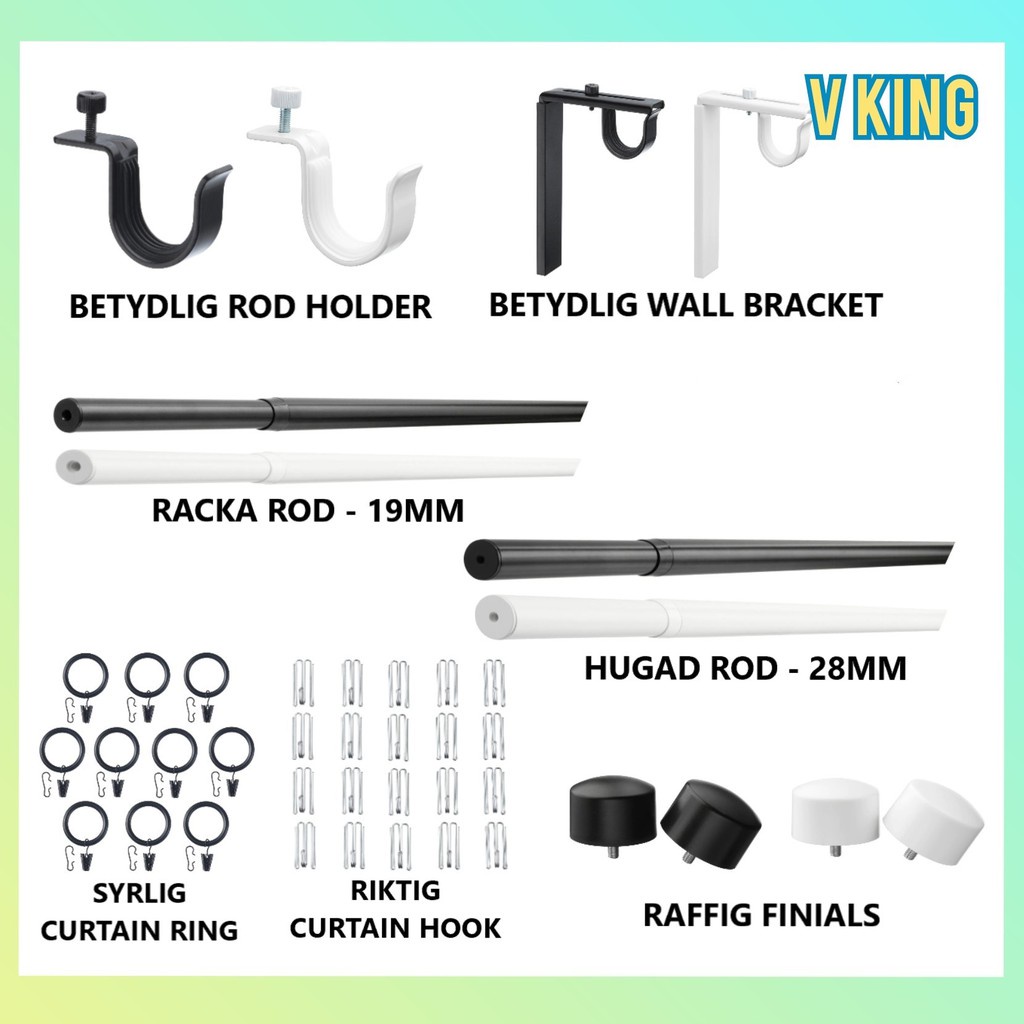 ??Ikea Racka Hugad Betydlig Syrlig Riktig Raffig Curtain Rod Wall