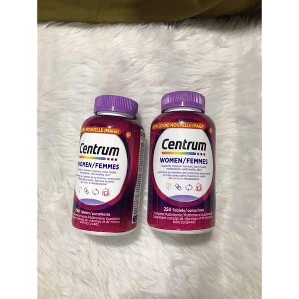 Centrum Complete Multivitamin and Mineral Supplement for Women, 250