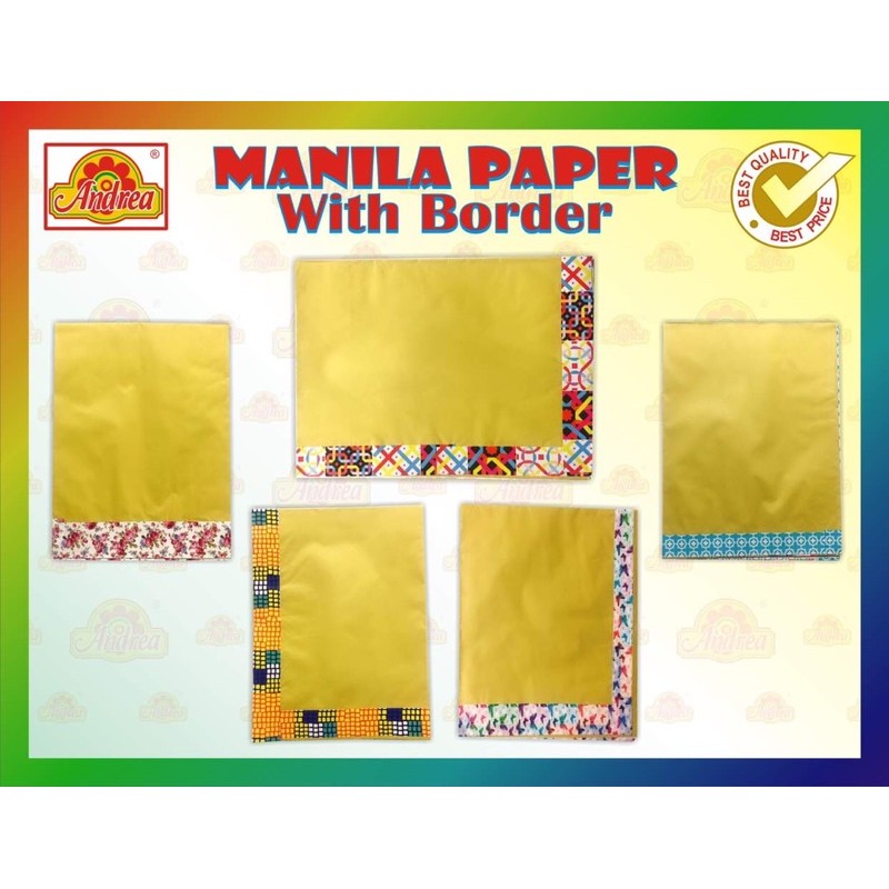 Manila Paper Design Ideas For School