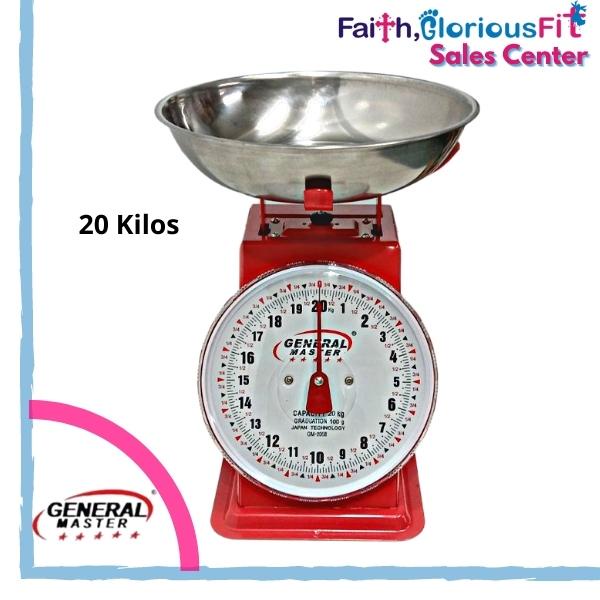 General Master 20 Kilos Heavy Duty Weighing Scale GMM.GM2058 Shopee