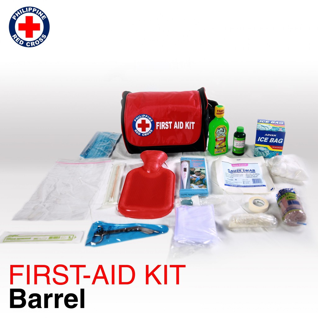 Philippine Red Cross First Aid Kit Barrel Shopee Philippines 2097