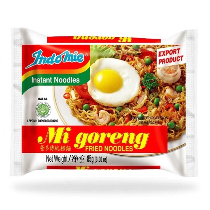 Indomie Mi Goreng Instant Stir Fry Noodles, Halal Certified, Original ...