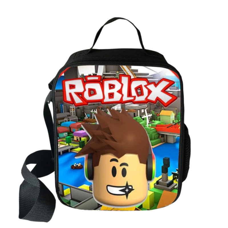 Roblox Game Insulated Lunch Bag Kids Picnic Bags School Food - roblox kids adult lunch bags insulated cool bag picnic bags school