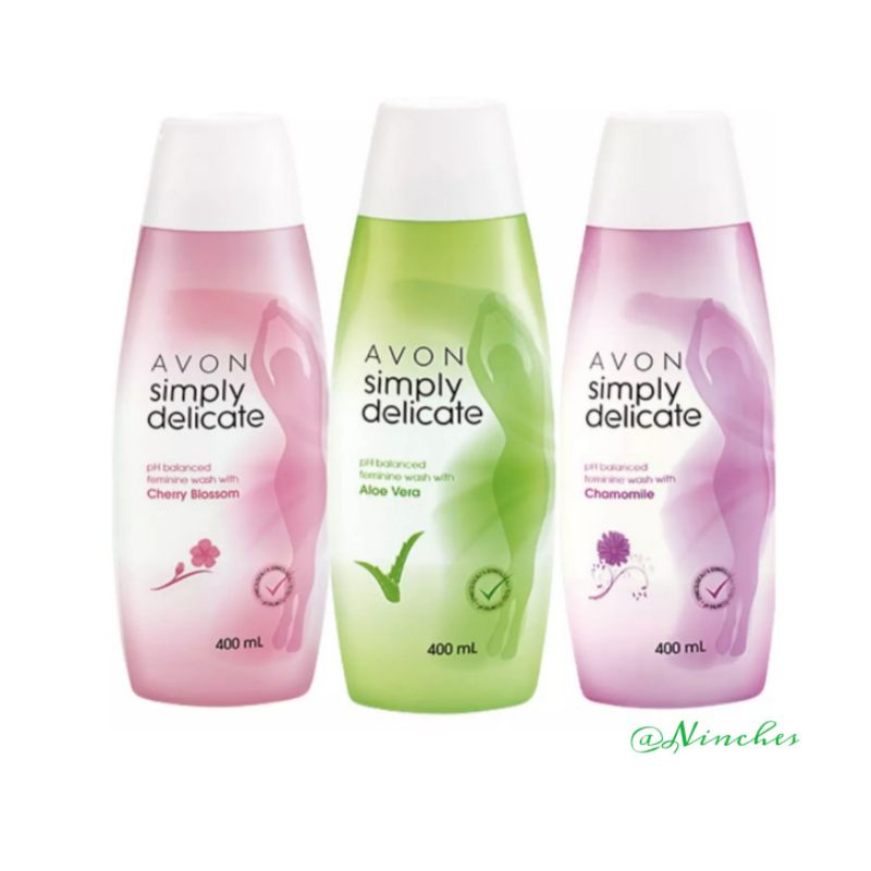 AVON SIMPLY DELUCATE PH BALANCED FEMININE WASHES 400ML | Shopee Philippines