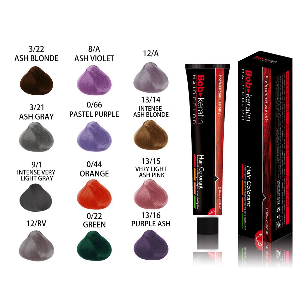 Bob Keratin Hair Color 100ml Part 4 | Shopee Philippines