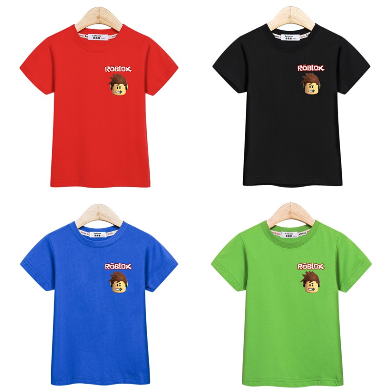Boy S Roblox Clothes Kids Print Tshirt Boy Fashion Tops Shopee - t shirt for boy roblox