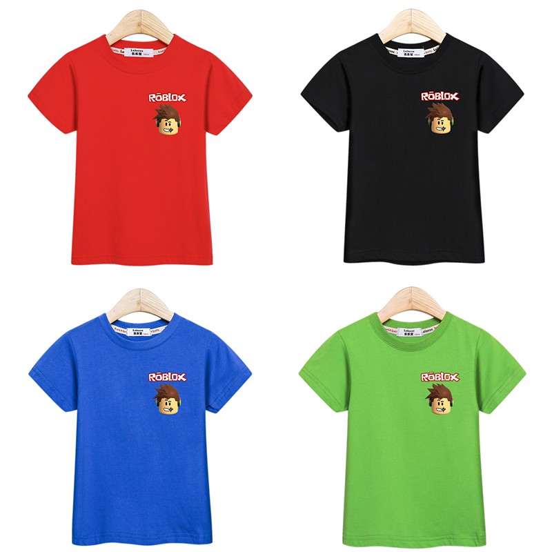 Boy S Roblox Clothes Kids Print Tshirt Boy Fashion Tops Shopee Philippines - roblox shirt for boy