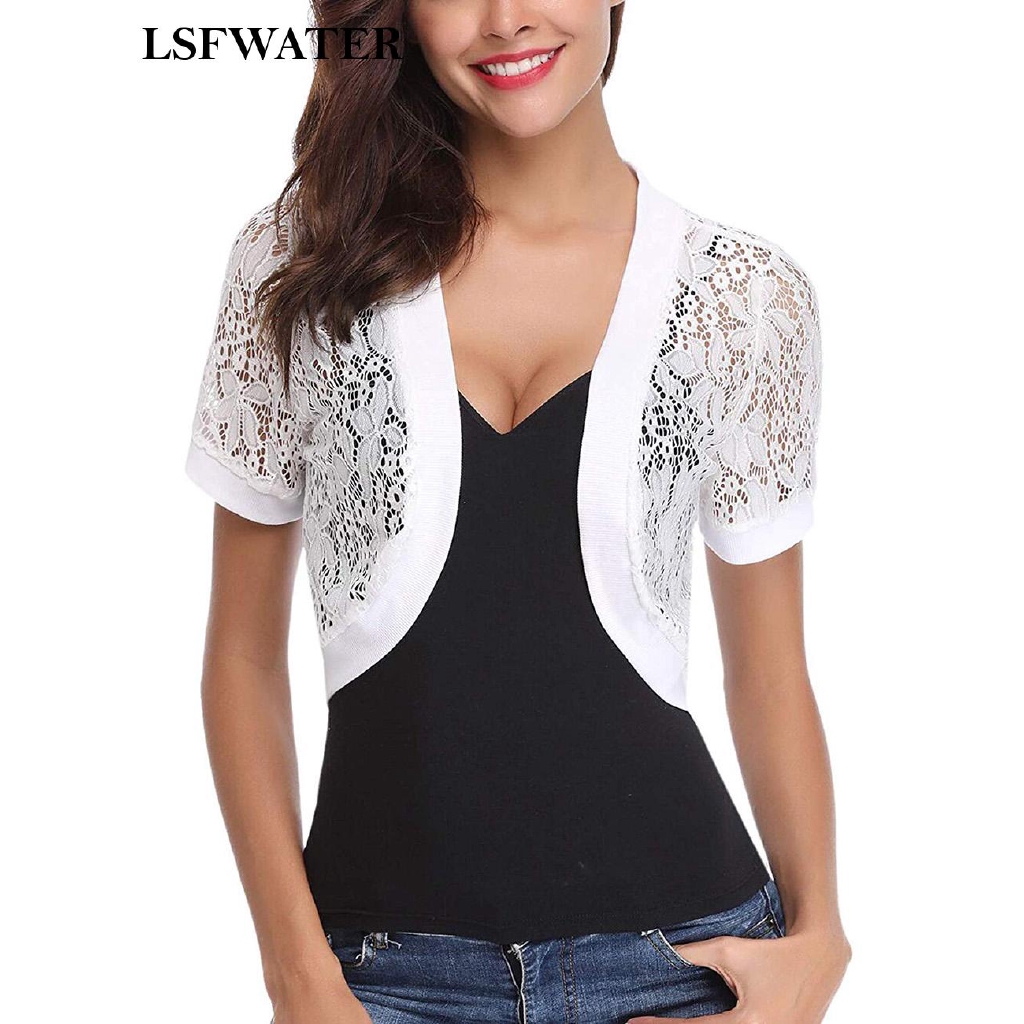 womens short sleeve cardigan