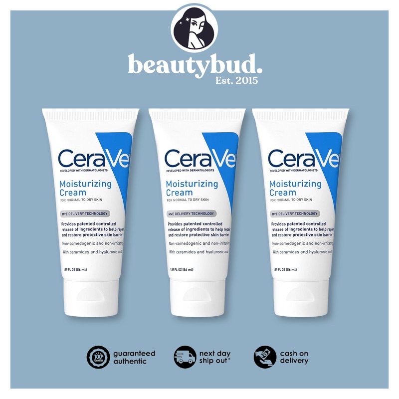 CERAVE Moisturizing Cream 56mL Shopee Philippines