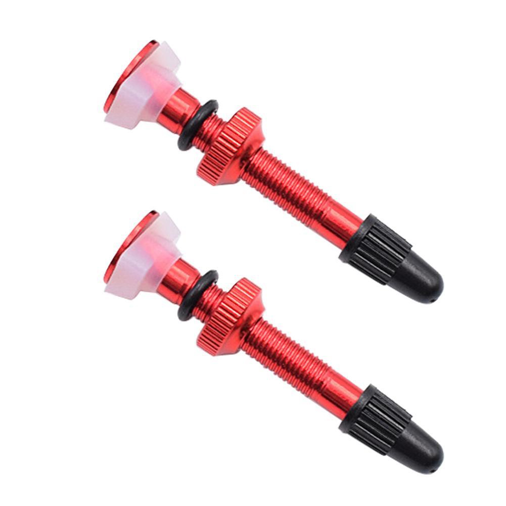 red tubeless presta valve