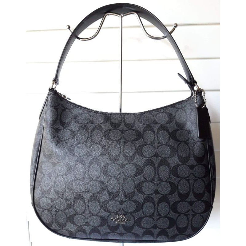 ORIGINAL COACH ZIP SHOULDER BAG IN SIGNATURE CANVAS Shopee Philippines