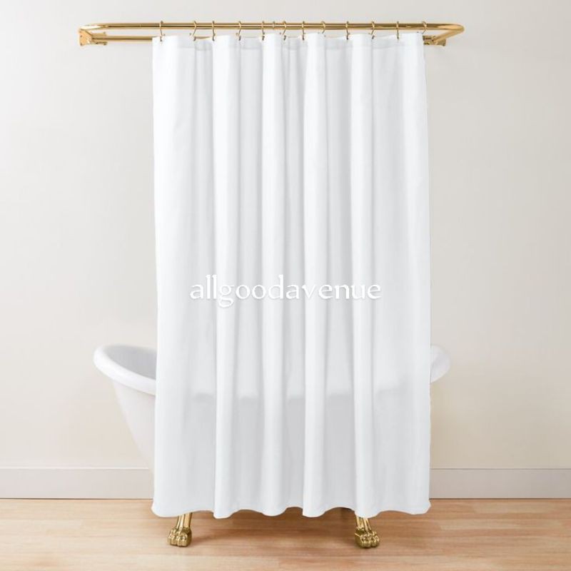 Lovely Premium Shower Curtain Water, Terry Cloth Shower Curtain