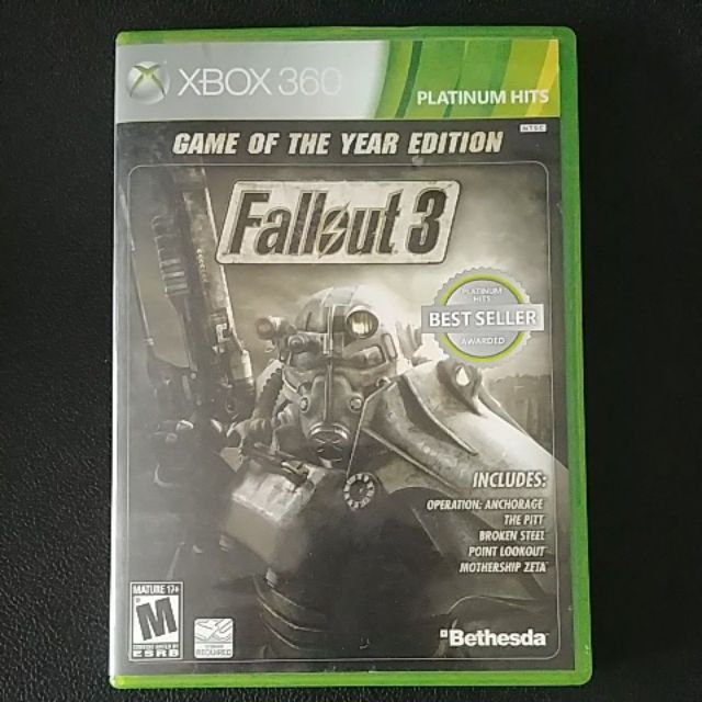 Xbox 360 fallout 3 game of the year edition | Shopee Philippines