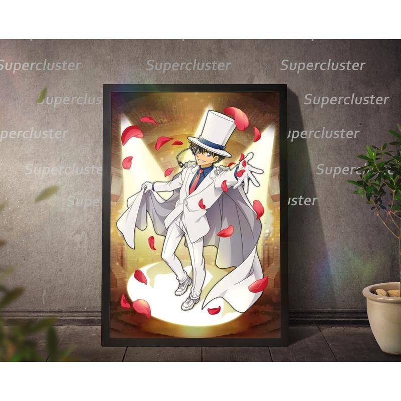 Anime Canvas Detective Conan Gold Limited Painting Poster Wall Print Pictures Home Decoration