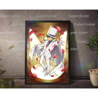 Anime Canvas Detective Conan Gold Limited Painting Poster Wall Print Pictures Home Decoration #4