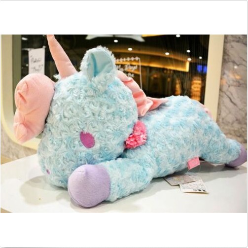 Sanrio Little Twin Stars Blue Unicorn Pillow Cushion Plush Toy 23/" NEW