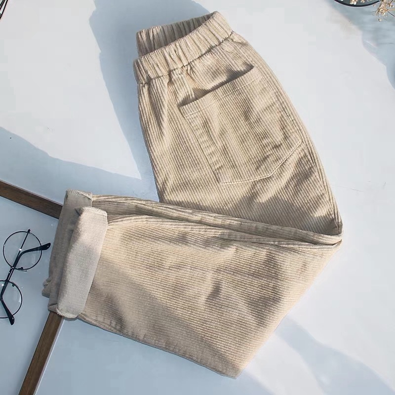 beige corduroy pants womens