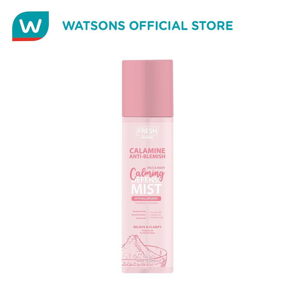 FRESH Skinlab Calamine Anti Blemish Face and Body Calming Defense Mist 100 mL