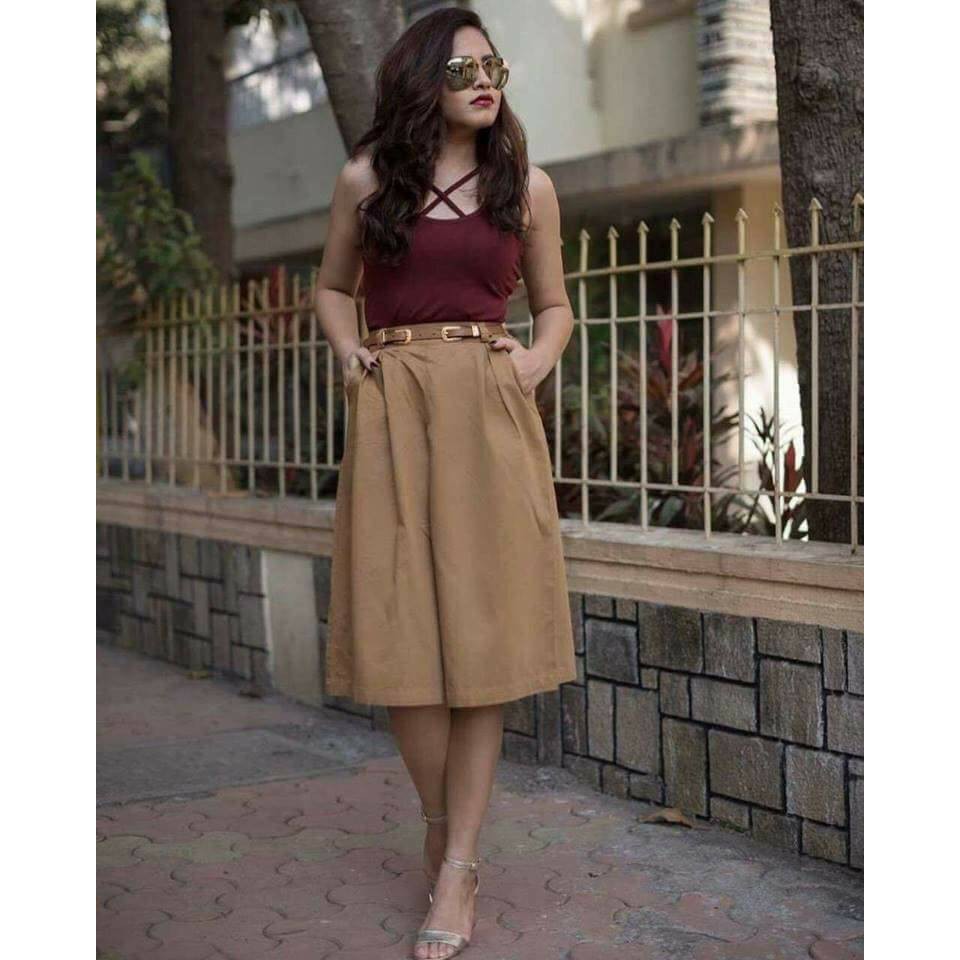 Khaki Square Pants Terno | Shopee 