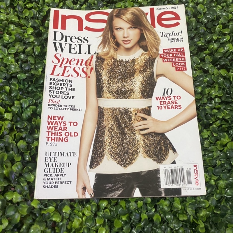 Taylor Swift InStyle Magazine Cover (November 2014) | Shopee Philippines