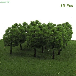 10pcs Model Green Trees Train Architecture Forest Layout HO OO 1:75 12cm 