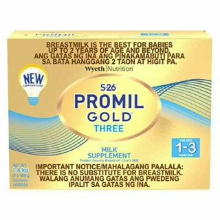 【Philippine cod】 Wyeth S-26 Promil Gold Three 1.8kg (JAN 2023 EXP) Powder Milk Drink S26 Gold 3 #1