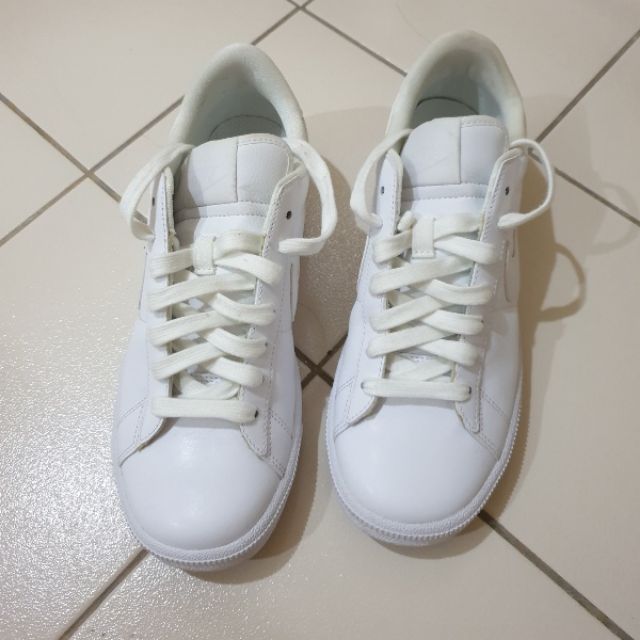 nike white leather womens