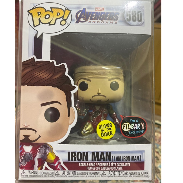 Pop Marvel Avengers Endgame I Am Iron Man Glow In The Dark Shopee Philippines