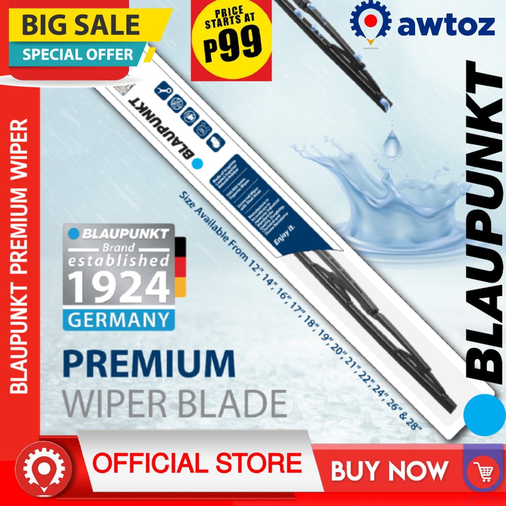 BLAUPUNKT Wiper Blades Original (Premium Quality Performance Wipers