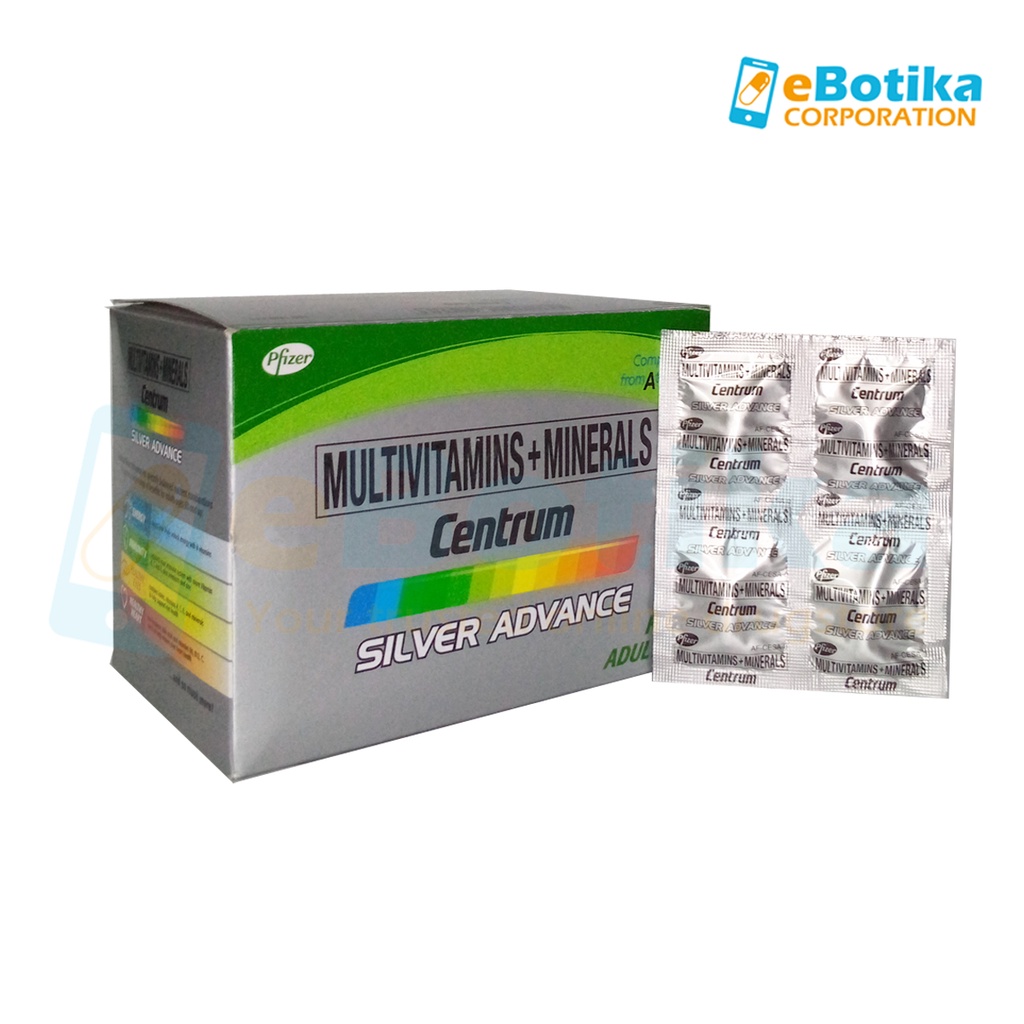 Centrum Silver Advance Multivitaminsmineral 4pcs Capsule Shopee