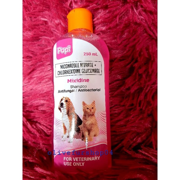 Papi Mixidine Antifungal shampoo for dogs and cats 250ml Shopee
