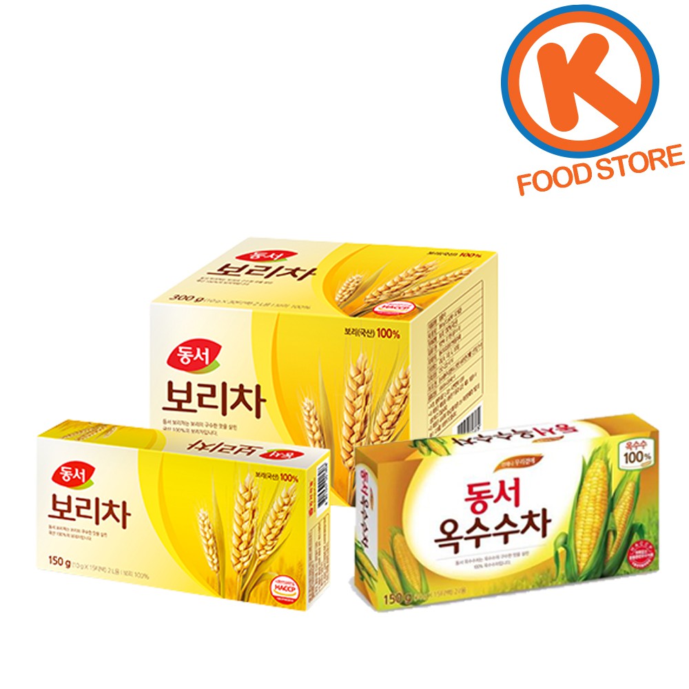 Dongsuh Roasted Barley Tea Corn Tea Bags 150g 300g 15 30 Bags Boricha Korean Foods Korean Products Shopee Philippines