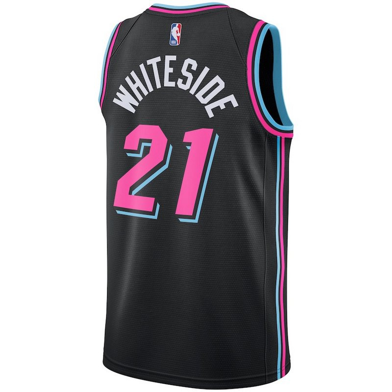 Miami Heat Hassan Whiteside NBA Jersey 