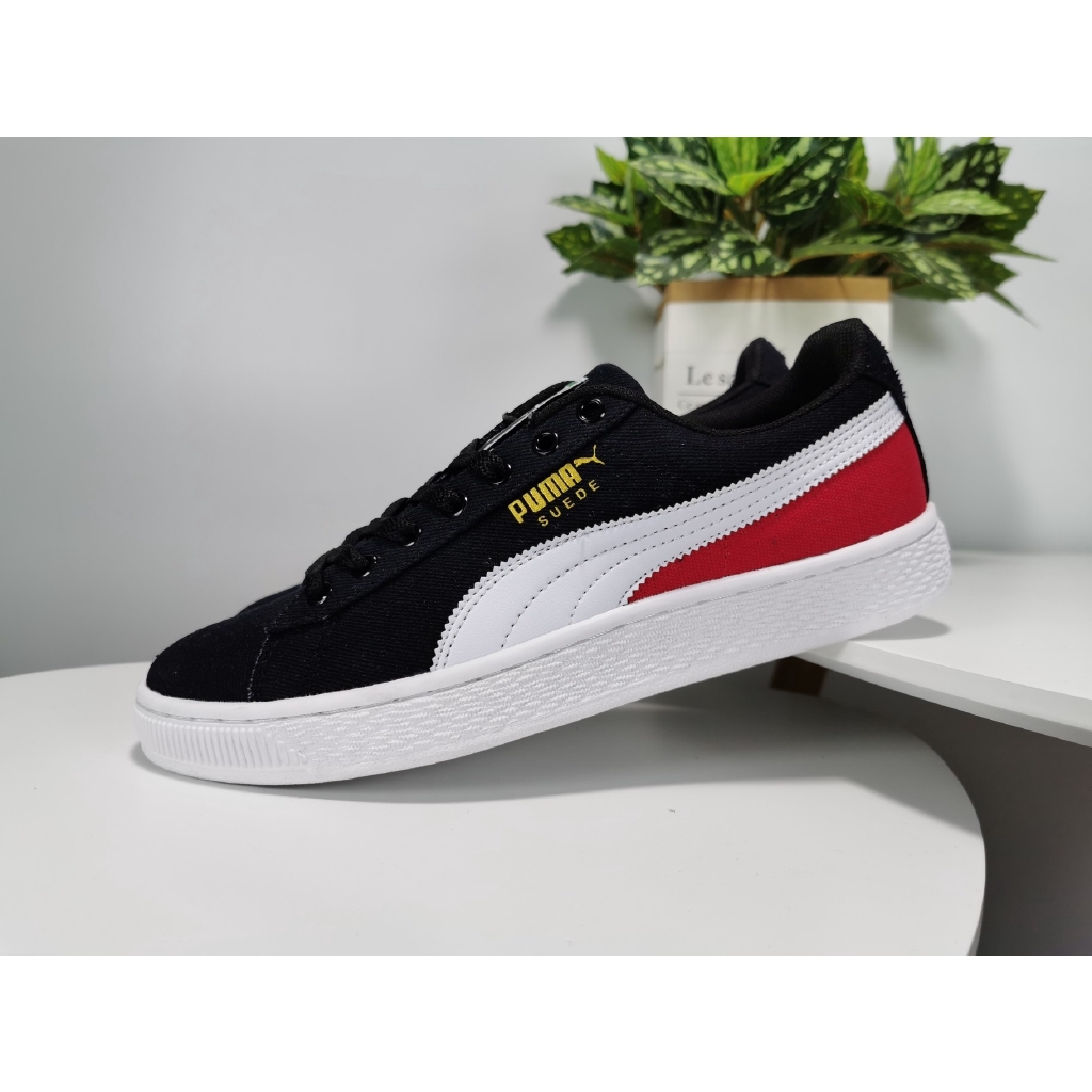 puma canvas trainers