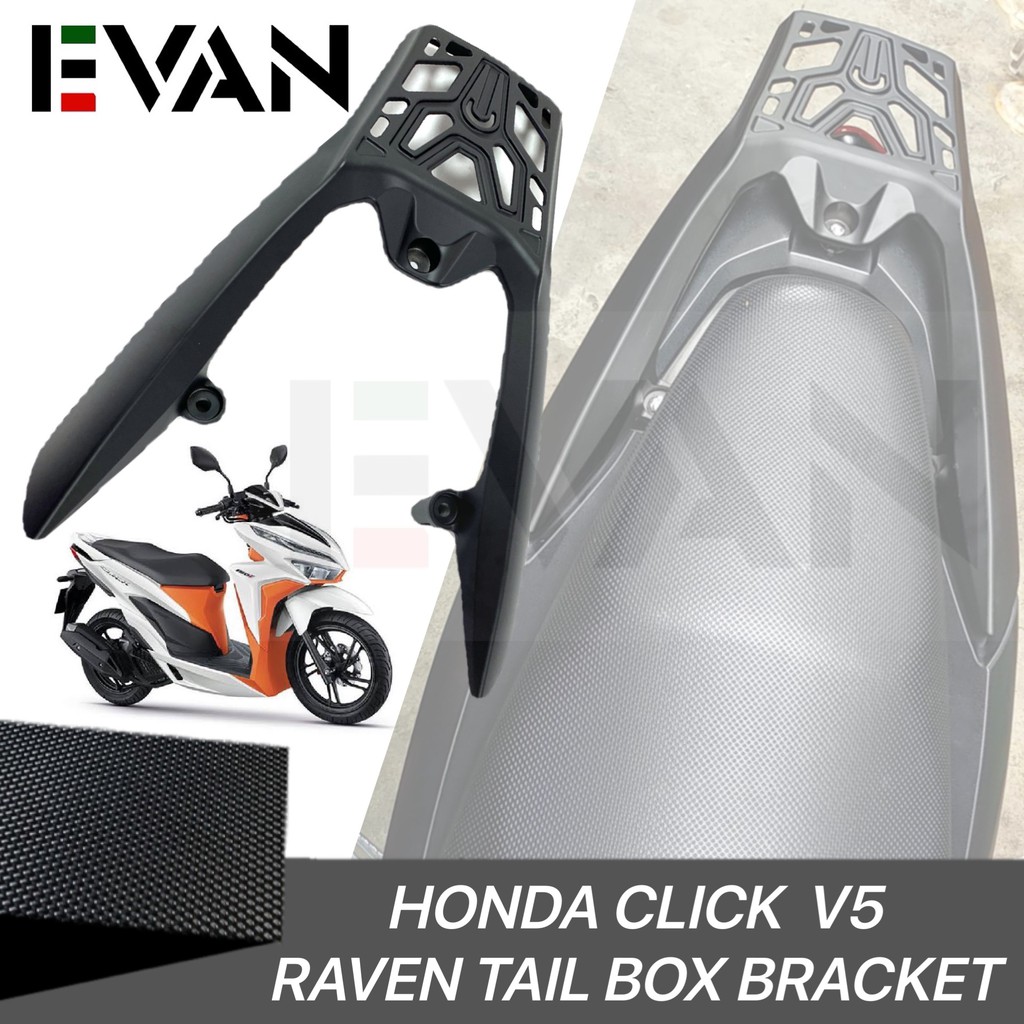 Honda Click V5 Raven Bracket Tail Box Bracket Top Box Bracket Honda Click 125i 150i V5 Shopee