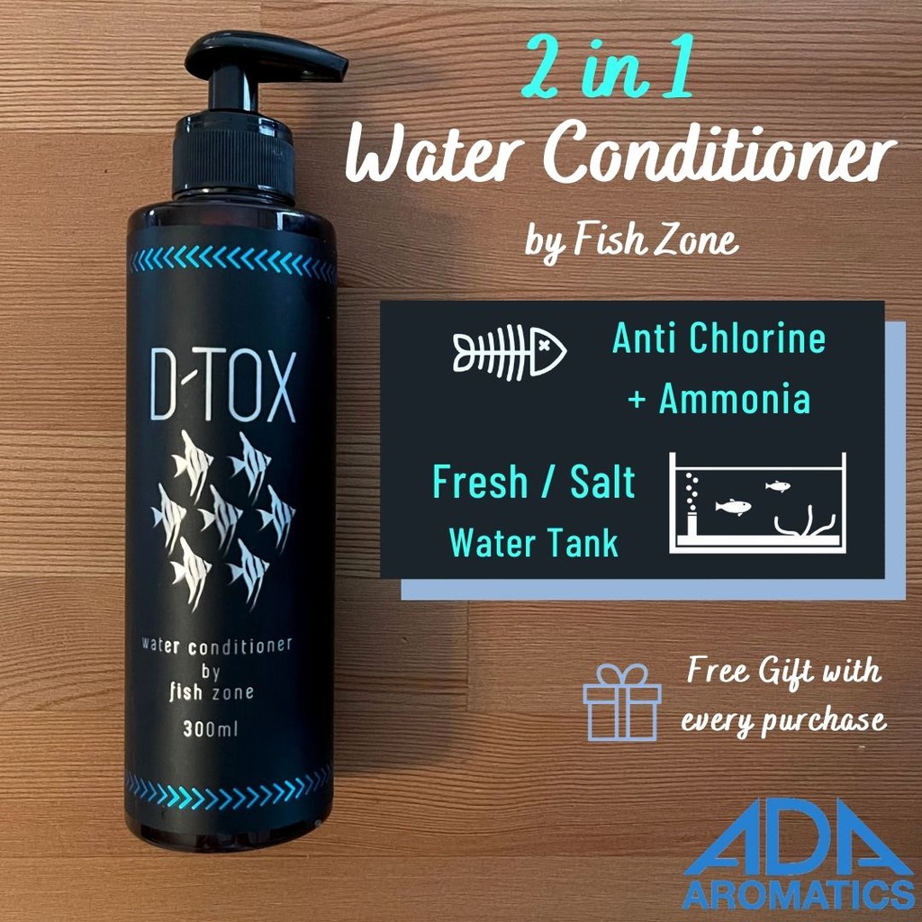 Environmental Chlorine And Ammonia Fish Tank DTox 2 in 1 AntiChlorine