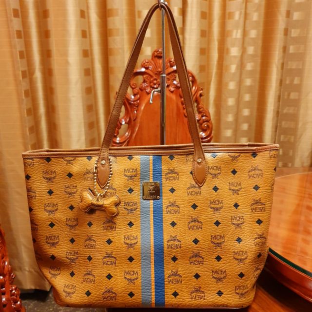 cognac mcm bag