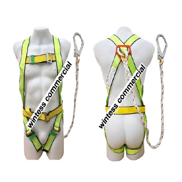 Safety harness Single lanyard wholebody big hook construction harness