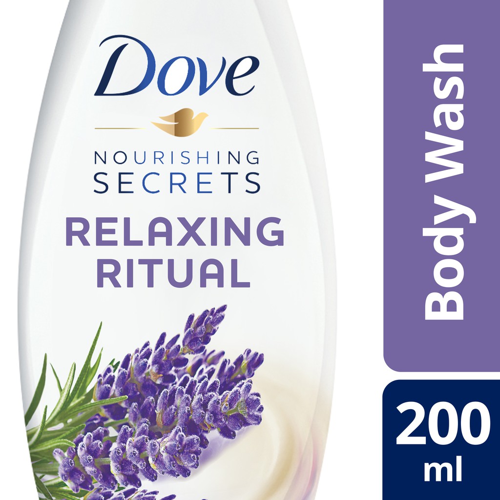 Dove Body Wash Relaxing Lavender 200ml Shopee Philippines