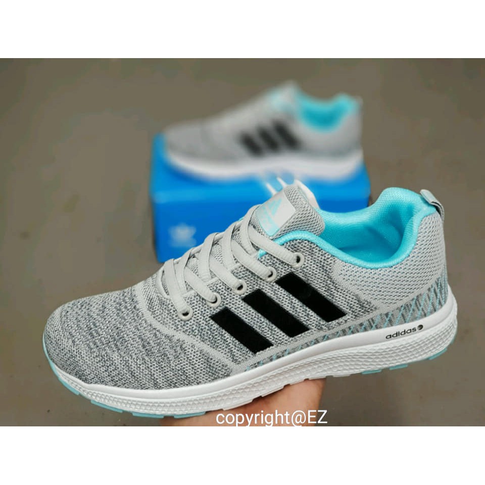 Goma circuito plan Adidas Spike Gray Mint Blue Running Shoes for women High Quality Replica  Sizes 36 to 40 | Shopee Philippines