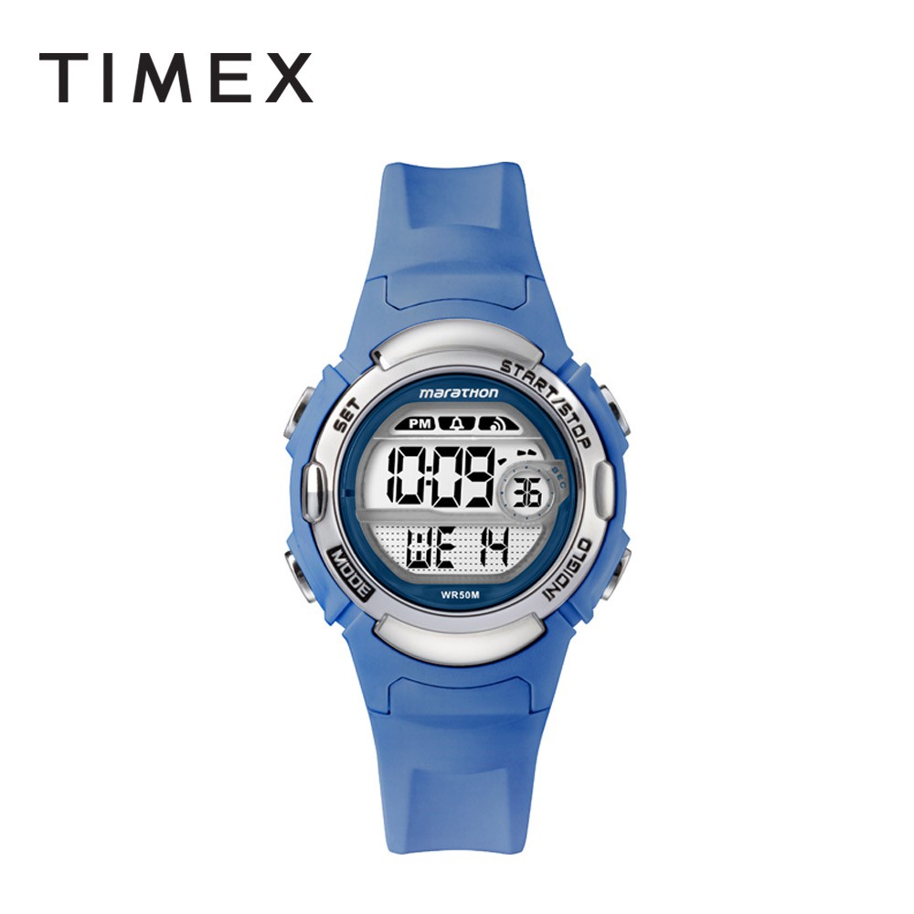 Timex Marathon Blue Rubber Digital Watch For Women TW5M14400 SPORTS |  Shopee Philippines