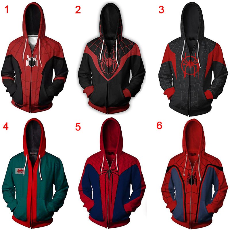 miles morales red hoodie